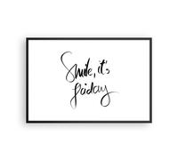 Poster 91x61cm Sorridi me stesso venerdì Stampe Immagini Quadri Moderni Murale