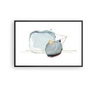 Poster 91x61cm Una Goccia D'Acqua Astrazione Minimalismo Stampe Quadri Moderni