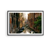 Poster 91x61cm Venezia ponte acqua casa Stampe Immagini Quadri Moderni Murale