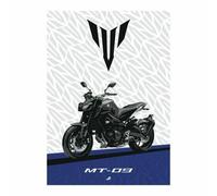 Poster A2 Ad Alta Risoluzione Pyramid Per Incorniciare Yamaha MT-09 2017 - 2020