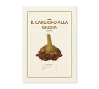 Poster A3 30x40cm Il Carciofo Alla Giudia