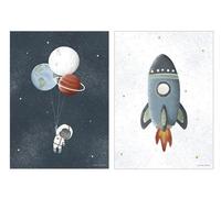 Poster A3 Spazio – stampato su entrambi i lati – Senza personalizzazione