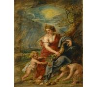 Poster Abbondanza Mitologica Cornucopia Wall Art - 12X16/16X20/18X24/24X36