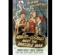 Poster Abbott E Costello Meet The Invisibile Man [1042431] 8x10 Foto O Poster