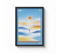 Poster ADRIANO CELENTANO - AZZURRO Stampa Fotografica Musica Italiana QR Code