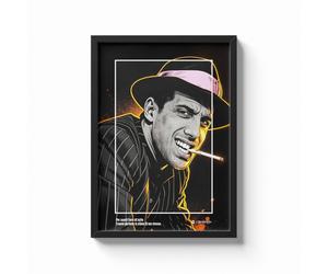Poster ADRIANO CELENTANO Personalizzato Stampa A4 A3 A2 con Testo e Spotify Code