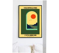 Poster Albachiara Ispirato a Vasco Rossi Stampa Artistica Arredo A3 29,7x42cm