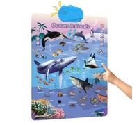 Poster Alfabetici Da Parete - Giocattoli Educativi Interattivi E Divertenti Con Suono - Poster Per Aula,Per Apprendimento Vocabolario E Pianoforte, Per Casa, Interno, Esterno, Aula E Scuola