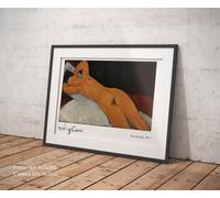 ⭐️Poster Amedeo Modigliani Nu Couché 1917 Stampa Fine Art su Carta Fotografica