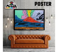POSTER Andy Warhol Vesuvius 1985 Museo Capodimonte Napoli POP ART top QUALITY