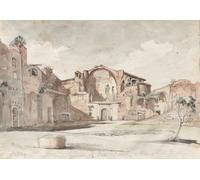 Poster Antiche Rovine Romane - Arte murale storica della città -...