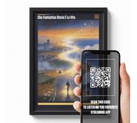 Poster Antonello Venditti "Che fantastica storia è la vita" - Quadro Musica Art