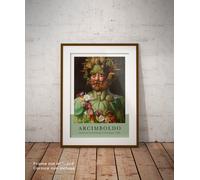 ⭐️Poster Arcimboldo Vertumno Stampa Fine Art su Carta Fotografica Satinata
