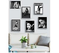 Poster Ariana Grande Set di 6, 40 x 60 cm, Decorazione Murale per Camera, Stampa di Alta Qualità, Ideale per Fan della Musica Pop