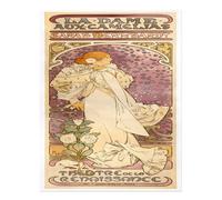 Poster Art da parete Art Nouveau di Alphonse Mucha qualità premium