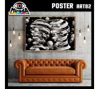 POSTER ART M.C. Escher ARTE ARREDO VOLTI VINCOLO D'UNIONE STAMPA ARTISTA CAOS