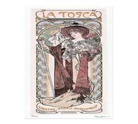 Poster Art Nouveau Wall Art di Alphonse Mucha qualità premium