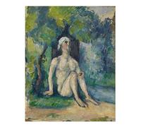 Poster arte da parete Cezanne - stampa studio nudo impressionista...