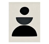 Poster arte da parete geometrica minimalista - decorazione astratta moderna