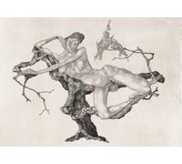 Poster arte da parete nudo surreale - design unico e intricato di qualità...