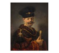 Poster arte da parete Rembrandt - capolavoro ritratto da scaffale qualità...