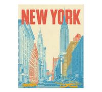 Poster arte da parete Skyline di New York - decorazione casa stile urbano...