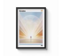 Poster Arte Moderna "Meraviglioso" dei Negramaro con QR Code Musica Italiana