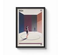 Poster Arte Moderna "Minuetto" di Mia Martini con QR Code Musica Italiana