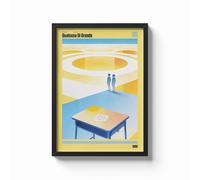 Poster Arte Moderna "Qualcosa di grande" dei Lunapop con QR Code Musica Italiana