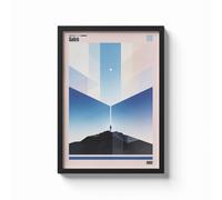 Poster Arte Moderna "Salirò" di Daniele Silvestri con QR Code Musica Italiana