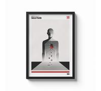 Poster Arte Moderna "Senza Parole" di Vasco Rossi con QR Code Musica Italiana