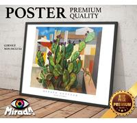 POSTER Arte Renato Guttuso Fichi d'India 1985 PREMIUM QUALITY estate Sicilia TOP