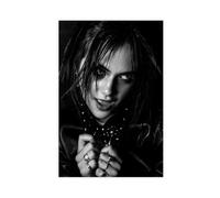 Poster artistici esclusivi con attrice giocosa Emilia Jones, con ritratto, 6 poster su tela, decorazione artistica da parete per soggiorno e camera da letto, 50 x 75 cm