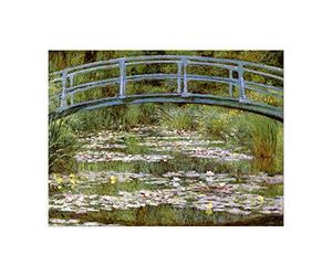 Poster artistico - Claude Monet Il ponte giapponese 40 x 30 cm ca. A3 - vecchio maestro immagine senza cornice