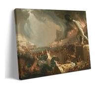 Poster artistico da appendere alla parete con la caduta dell'Impero Romano d'Occidente, Ruin di Thomas Cole, decorazione per camera da letto, 30 x 45 cm