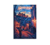 Poster artistico da appendere alla parete di Edimburgo, Scozia, stile vintage, decorazione per la casa, per camera da letto, 40 x 60 cm