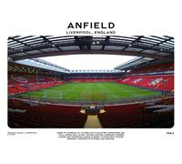 Poster artistico da parete Anfield Stadium Liverpool FC Football -...
