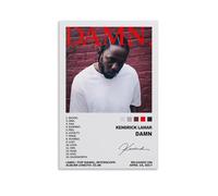 Poster artistico da parete con album Kendrick Music Lamar, poster musicale per stanza, decorazione artistica da parete per camera da letto, 40 x 60 cm