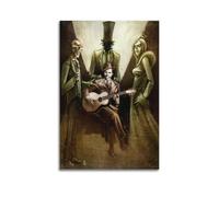 Poster artistico da parete con cantante Robert Johnson, decorazione artistica da parete su tela, poster decorativo moderno per camera da letto, per camera da letto, 50 x 75 cm
