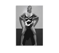 Poster artistico da parete con famosa attrice Sharon Stone Art (28), poster su tela, decorazione moderna per camera da letto, 20 x 30 cm
