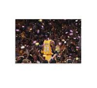Poster artistico da parete con il leggendario giocatore di basket Kobe Bryant (76), decorazione artistica da parete per soggiorno e casa, 40 x 60 cm