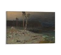 Poster artistico da parete con immagine di Arkhip Kuindzhi sull'isola di Valaam, decorazione per soggiorno e casa, 20 x 30 cm