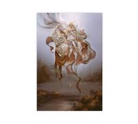 Poster artistico da parete con mitologia greca La dea della brezza - Aura per l'estetica della stanza, stampa artistica da parete su tela senza cornice, 30,5 x 45,7 cm