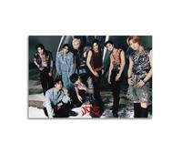 Poster artistico da parete con motivo "Stray Kids", motivo: ATE, decorazione moderna su tela, poster decorativo per camera da letto, per camera da letto, 50 x 75 cm