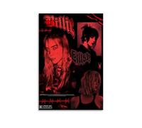 Poster artistico da parete con musica di Billie Eilish, poster estetico per stanza, decorazione da parete per camera da letto, 30 x 45 cm
