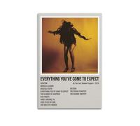 Poster artistico da parete con scritta in lingua inglese "Everything you 've Come to Expect by The Last Shadow Puppets", decorazione artistica da parete per soggiorno, camera da letto, 50 x 75 cm