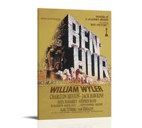 Poster artistico da parete del film Ben Hur per camera da letto, 30 x 45 cm, stile cornice