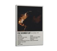 Poster artistico da parete Five Seconds Flat di Lizzy Mcalpine per soggiorno, camera da letto, 20 x 30 cm, con cornice