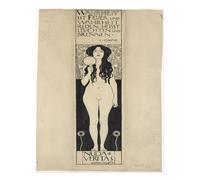 Poster artistico da parete Gustav Klimt "Nuda Veritas" decorazione casa di...