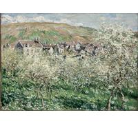 Poster artistico da parete impressionista frutteto - scena del paesaggio sereno